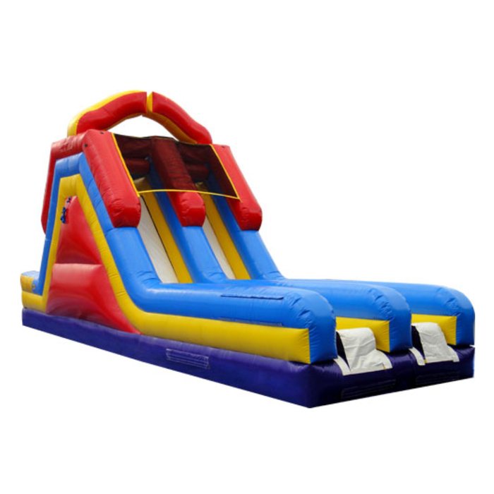 Monster Dual Lane Rock Climb Dry Slide rental