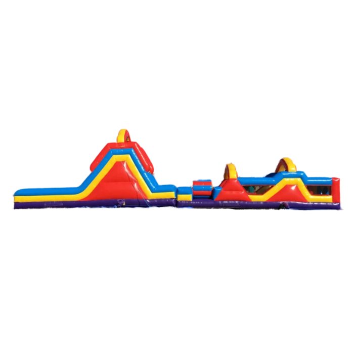 80 Ft Monster Obstacle / Dual Lane Rock Climb Slide rental