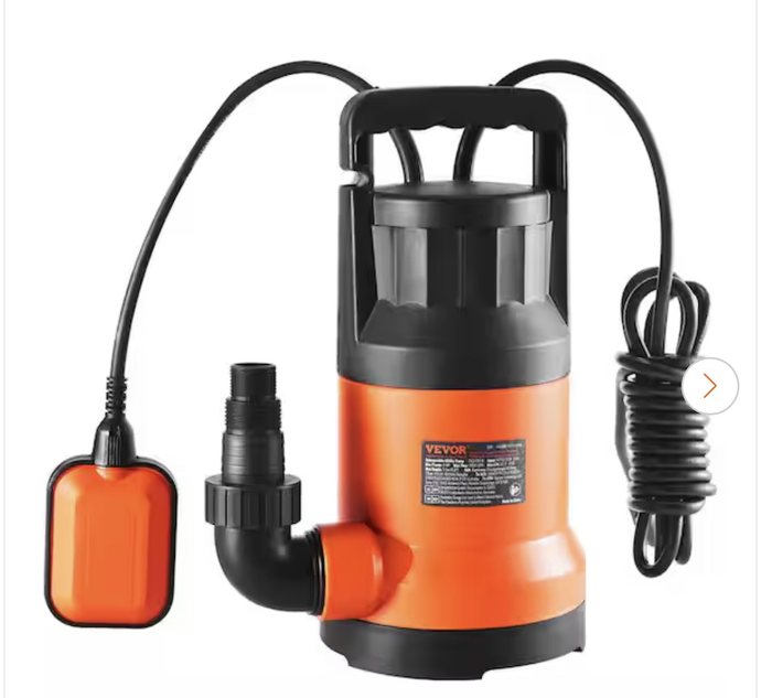 Sump Pump w/ 100' Hose rental