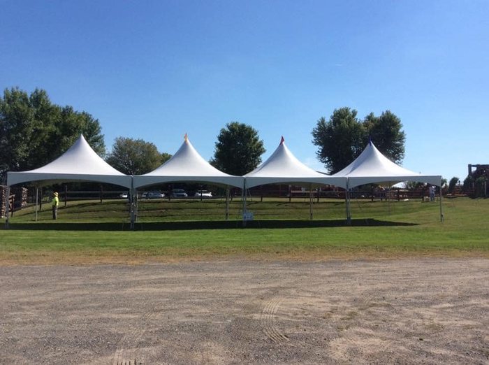 20'x80' High Peak Tent rental